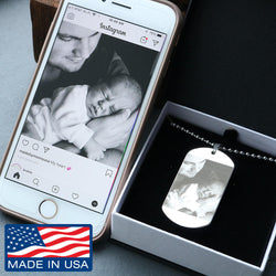 Custom Photo-Etched Military Ball Chain