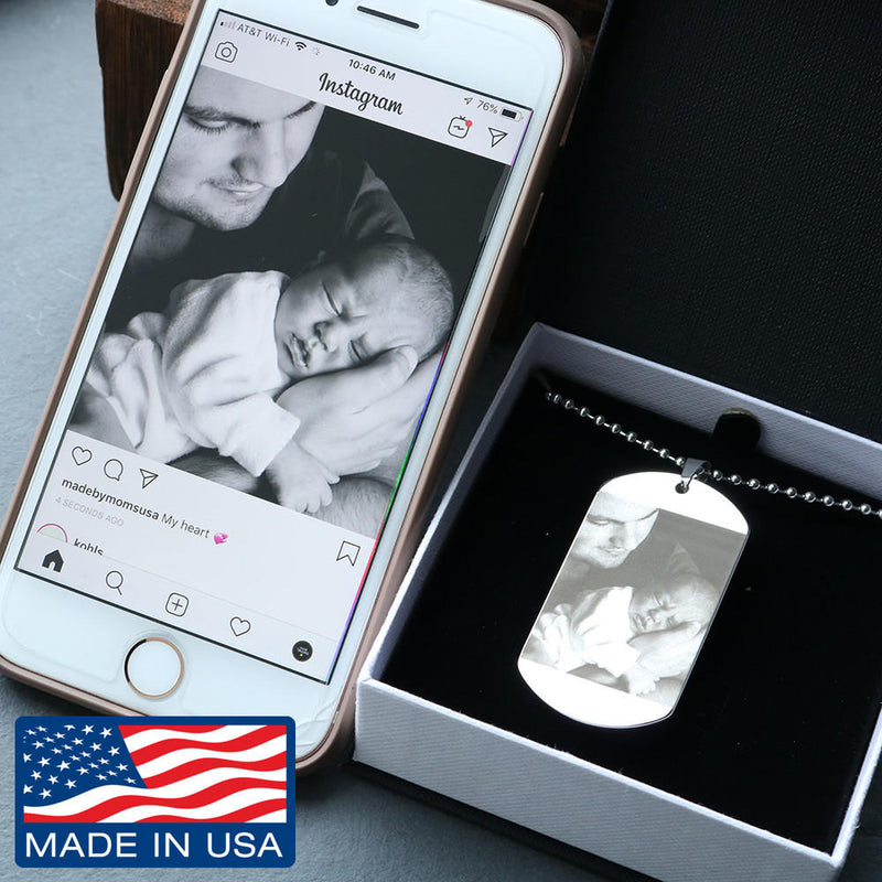Custom Photo-Etched Military Ball Chain