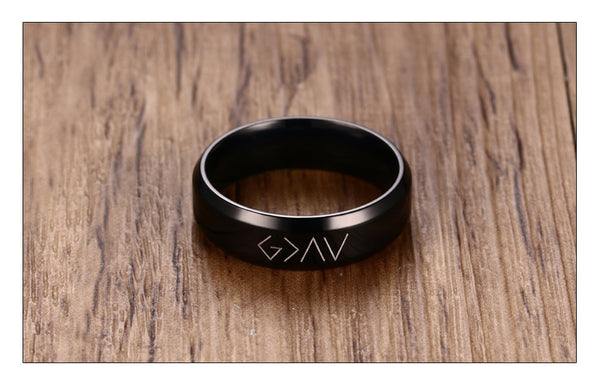 God Is Greater Than The Highs And The Lows Ring