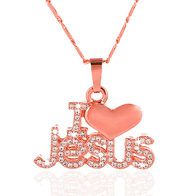 I love Jesus Necklace