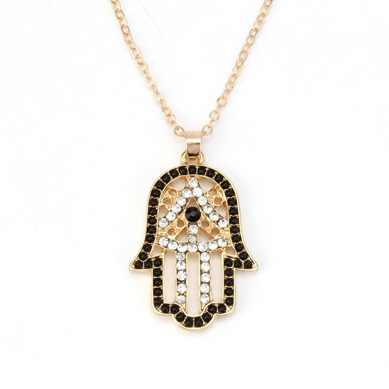 Hamsa Hand Pendant Necklace